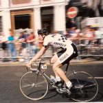 Sean riding for Peugeot