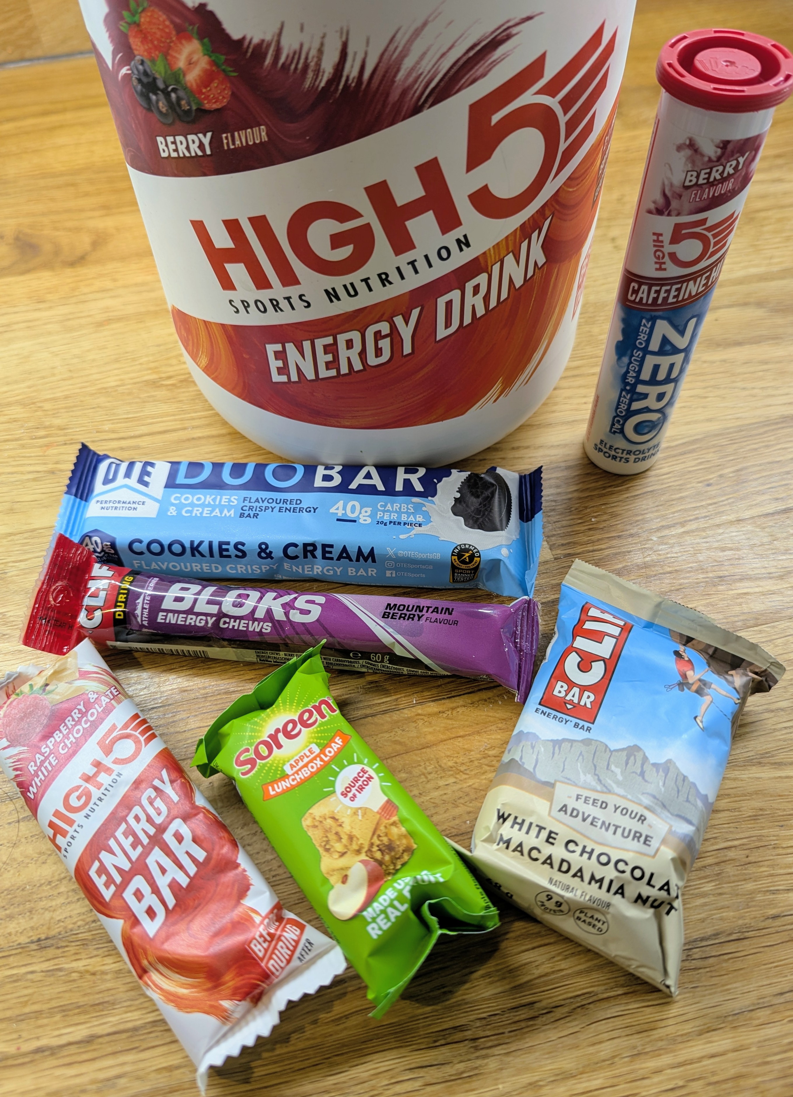 sports nutrition for a cycling club bike ride